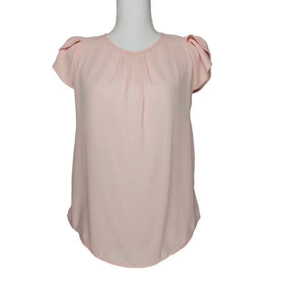 April Pink Blouse, Tulip sleeves - Picture 1 of 8